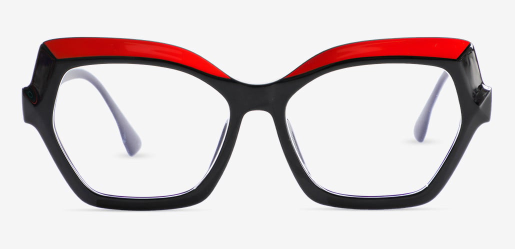 Quentin Black Geometric Glasses