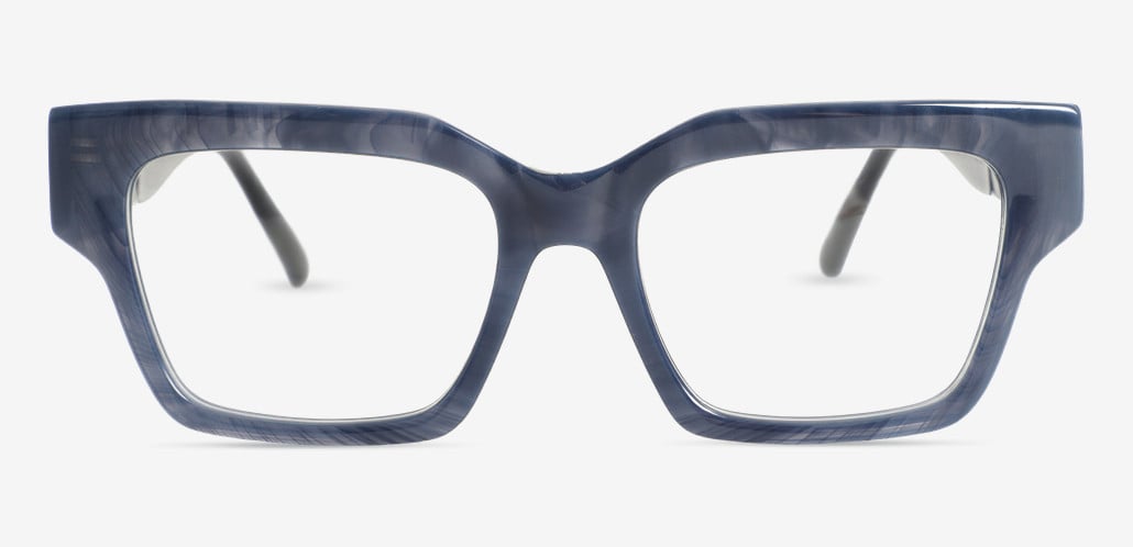 Isaiah Occhiali Quadrati Blu
