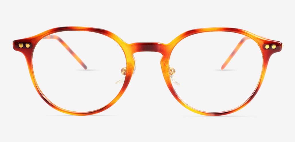 Quintion Tortoise Round Glasses