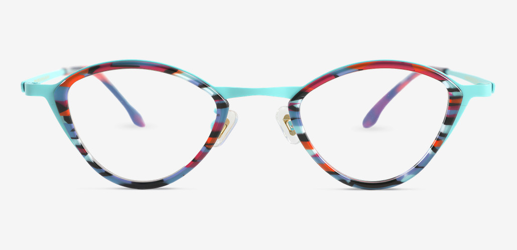 Bryan Occhiali Cat Eye Blu