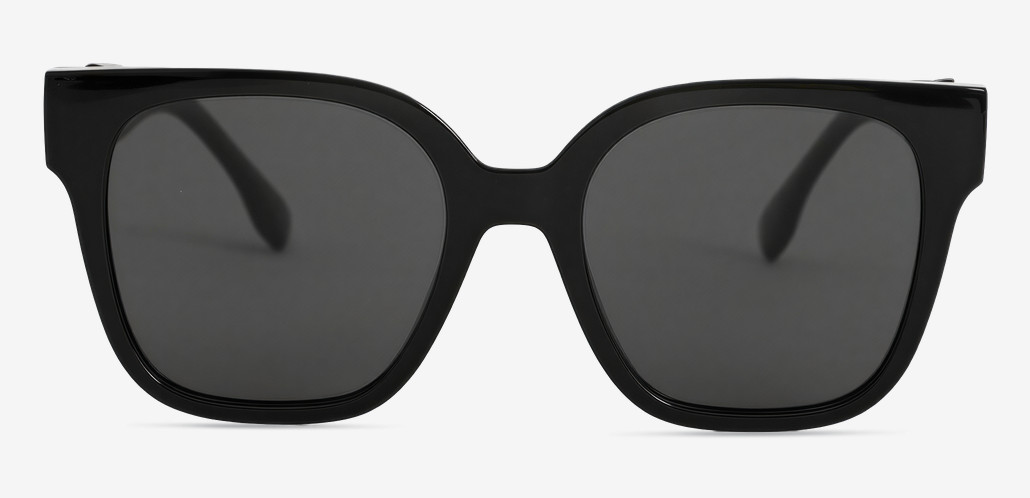 Aaron Gafas de sol Cuadradas Negras