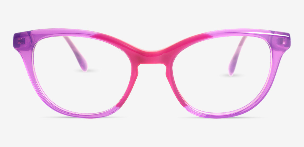 Patrick Purple Cat Eye Glasses