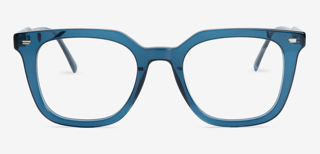 Grace Blue Square Glasses