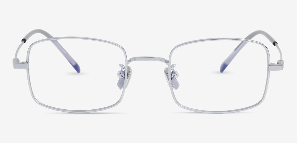 Maya Gafas Cuadradas Plateadas