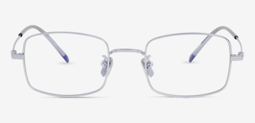 Maya Gafas Cuadradas Plateadas
