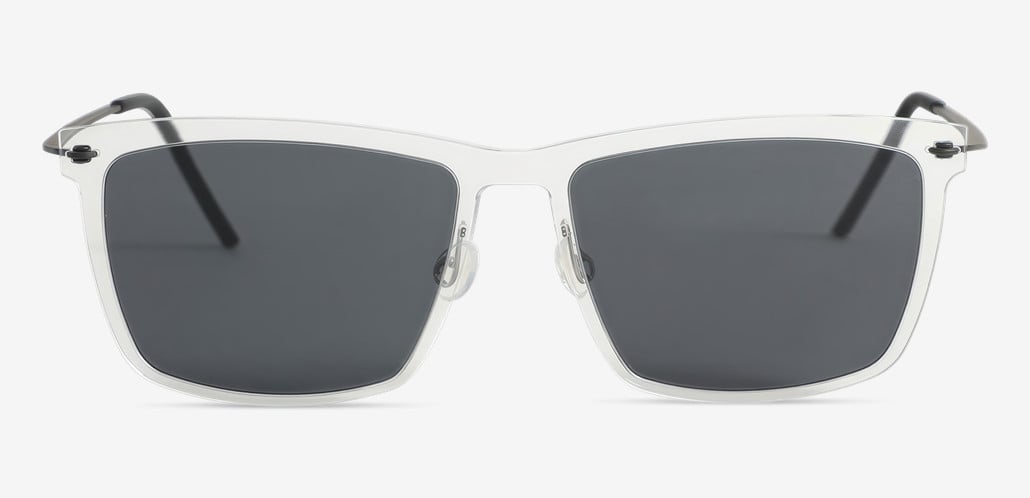 Adam Clear Rectangle Sunglasses