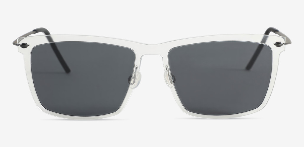 Adam Clear Rectangle Sunglasses