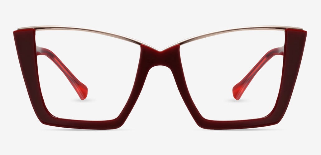 Johnson Gafas Cat Eye Rojas