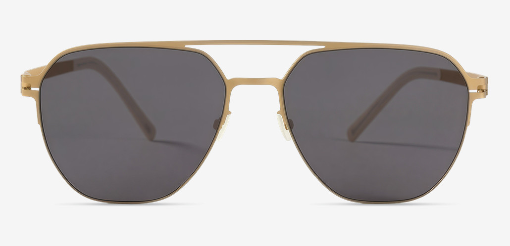 Parker Gold Aviator Sunglasses