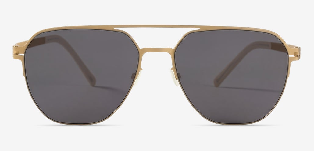 Parker Gold Aviator Sunglasses