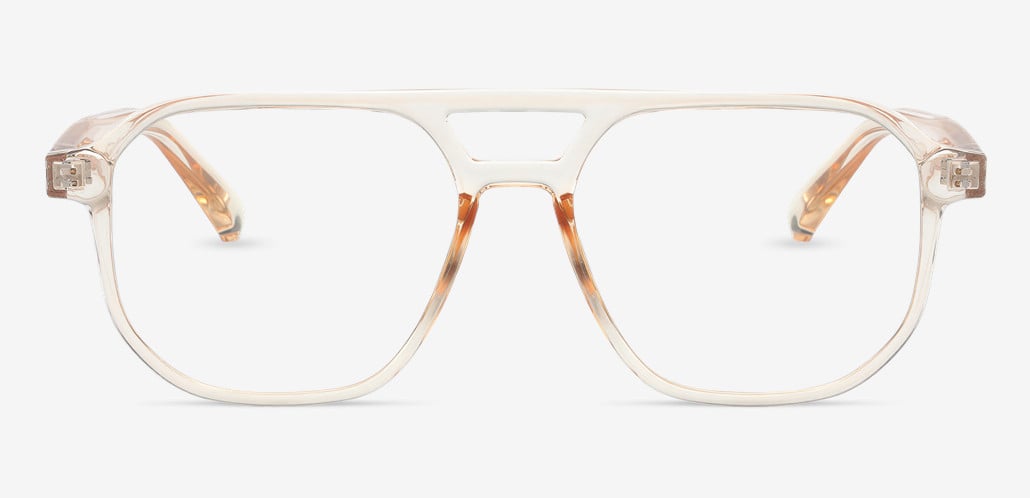 Truda Champagne Aviator Glasses