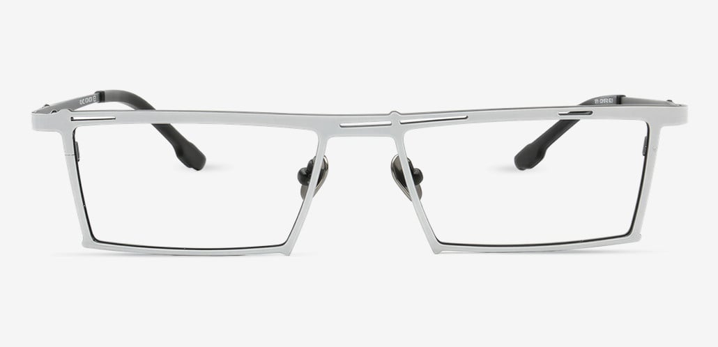 Wit White Rectangle Glasses