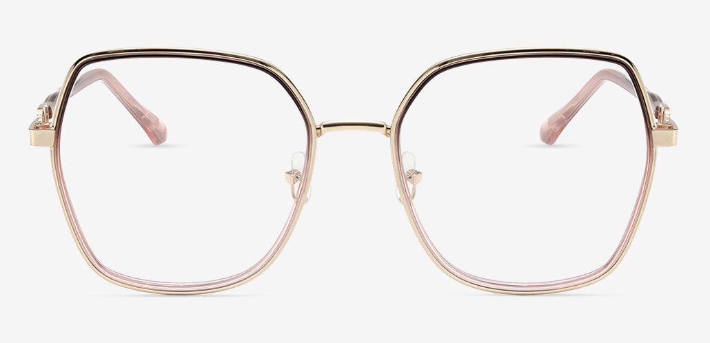 Oliver Gafas Geométricas Moradas