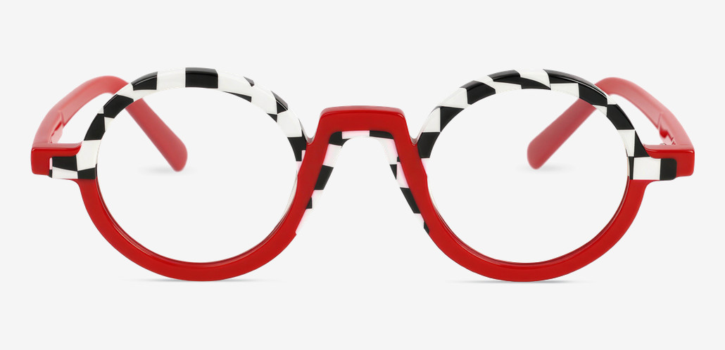 Olivia Rote Runde Brille