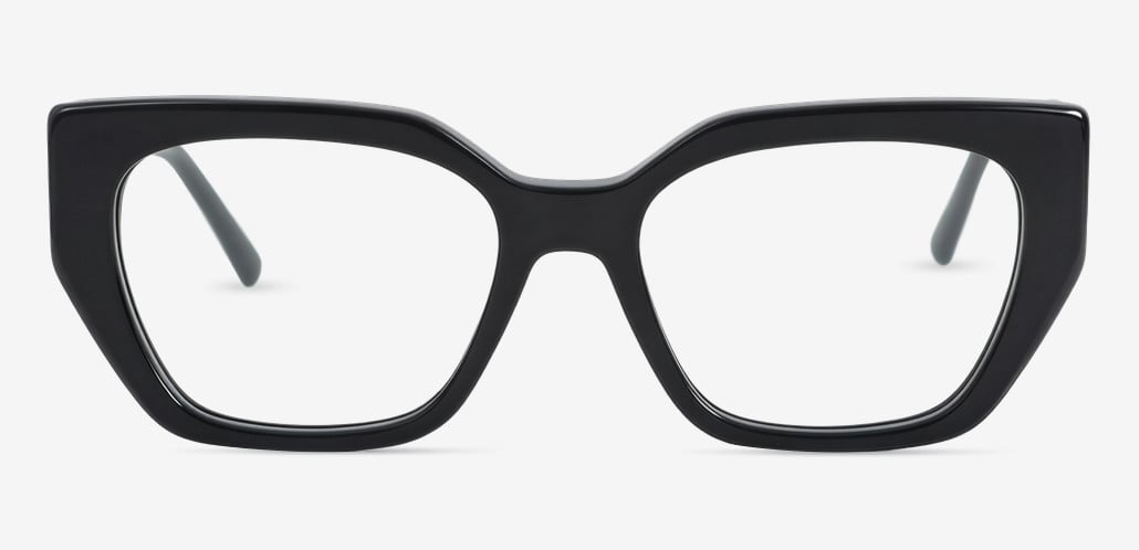 Brooke Black Square Glasses