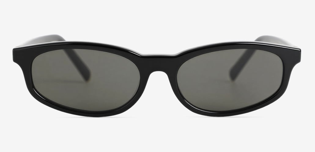 Olivia Black Rectangle Sunglasses