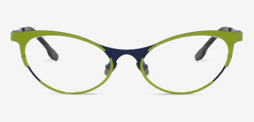 Neely Gafas Cat Eye Verdes