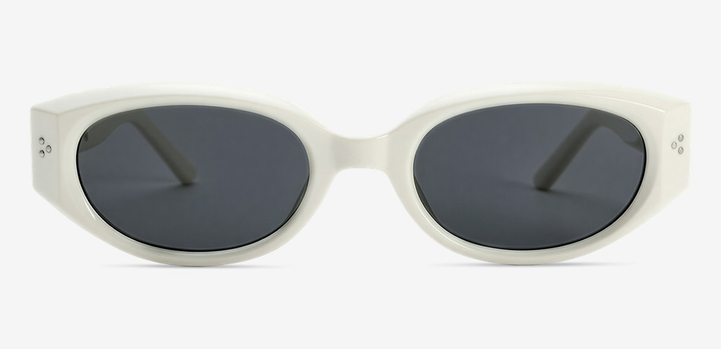 Carl Gafas de sol Cat Eye Blancas