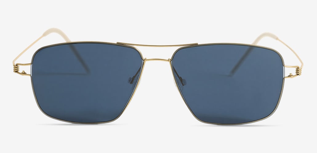 Candice Gold Aviator Sunglasses