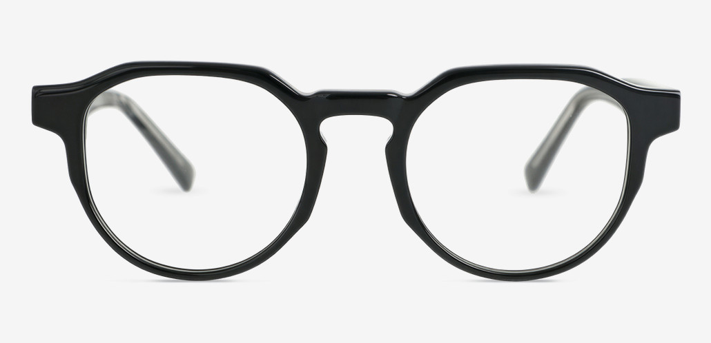 Bloor Black Round Glasses