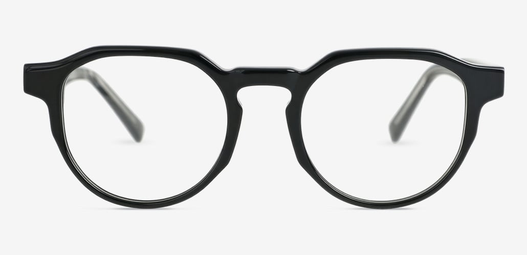 Bloor Black Round Glasses
