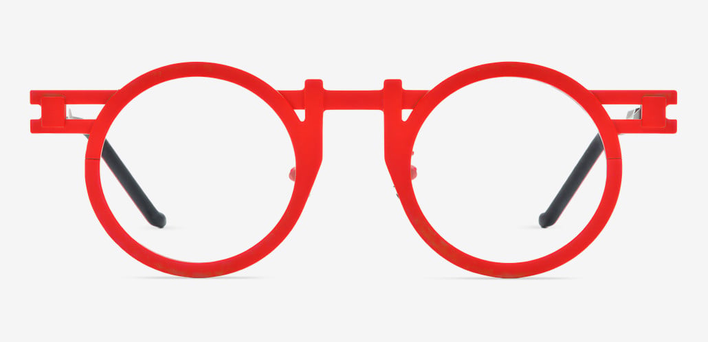 Beck Gafas Redondas Rojas
