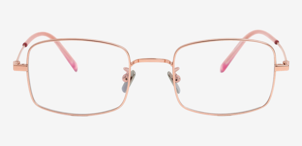 Maya Pink Square Glasses