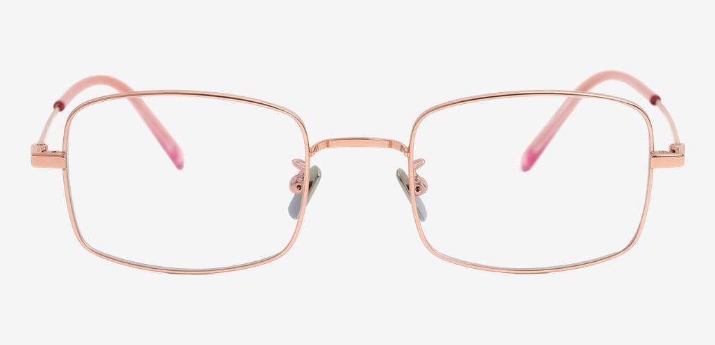Maya Pink Square Glasses