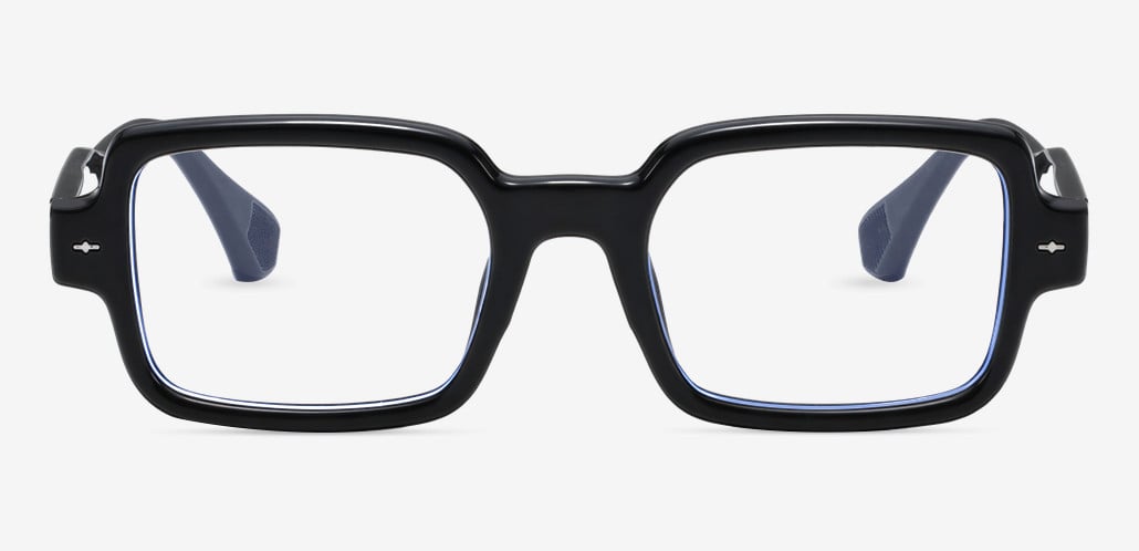 Trisna Gafas Cuadradas Negras