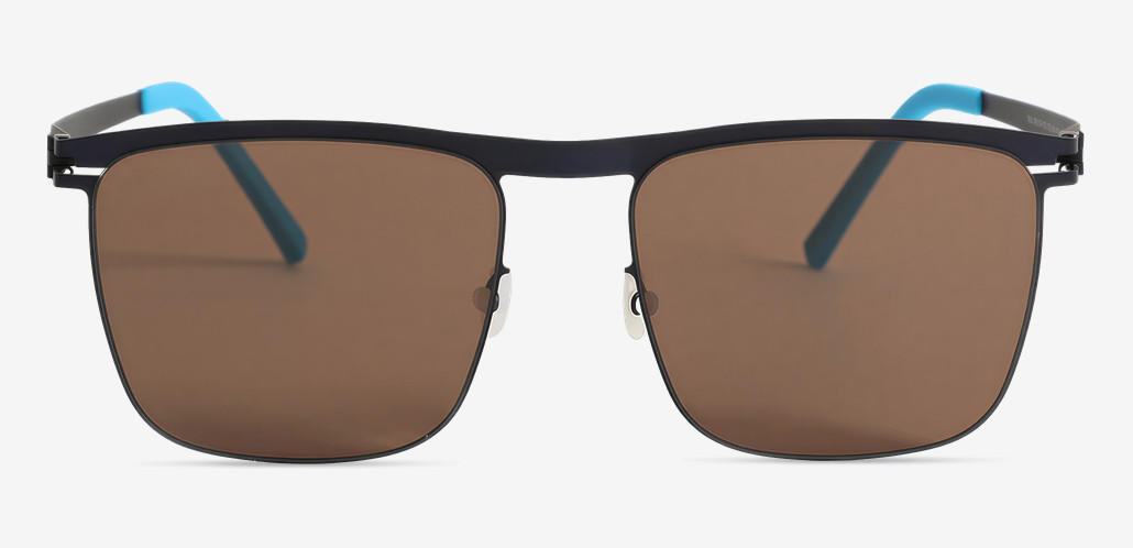 Beacher Blue Aviator Sunglasses