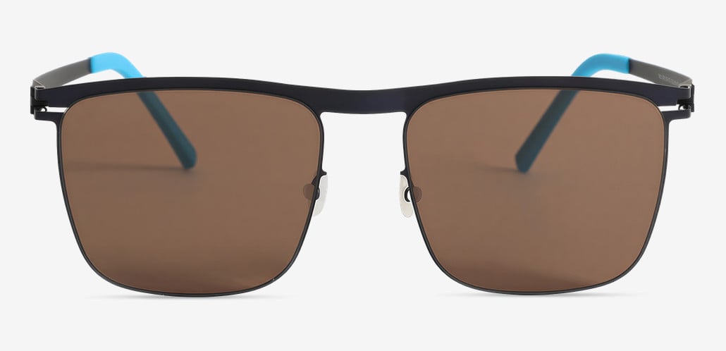 Beacher Blue Aviator Sunglasses