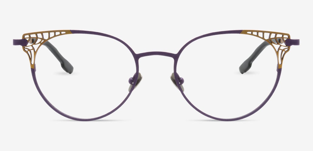 Oswa Occhiali Cat Eye Viola