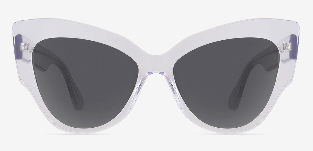Pioneer Clear Cat Eye Sunglasses