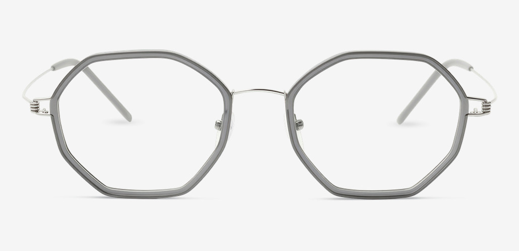 Teresa Gafas Geométricas Grises