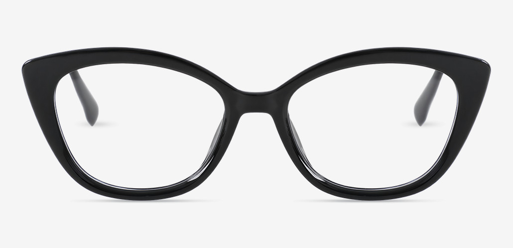 Bertina Black Cat Eye Glasses