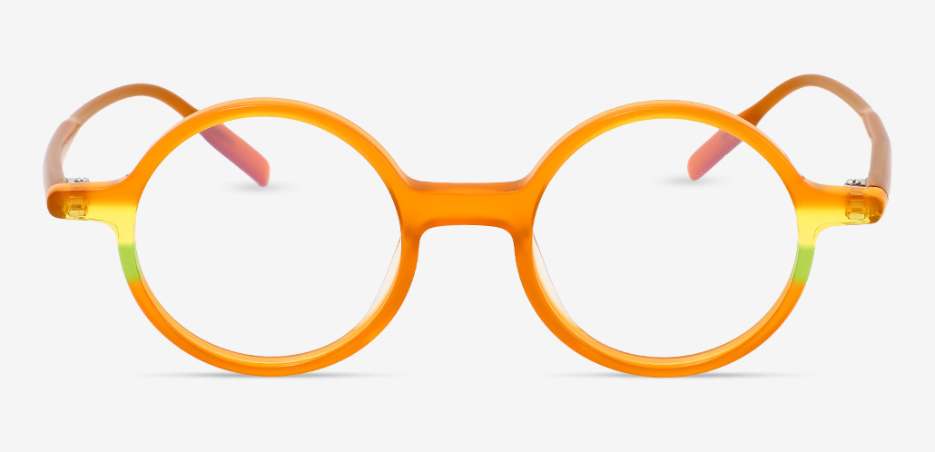 Fire Gafas Redondas Naranjas