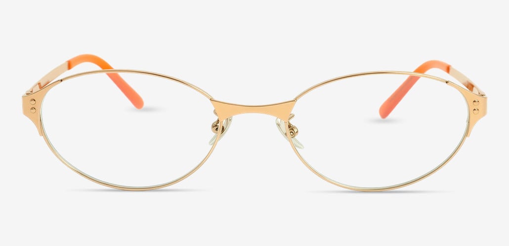 Remi Gold Oval Glasses