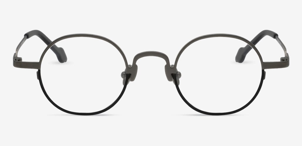 Margot Black Round Glasses