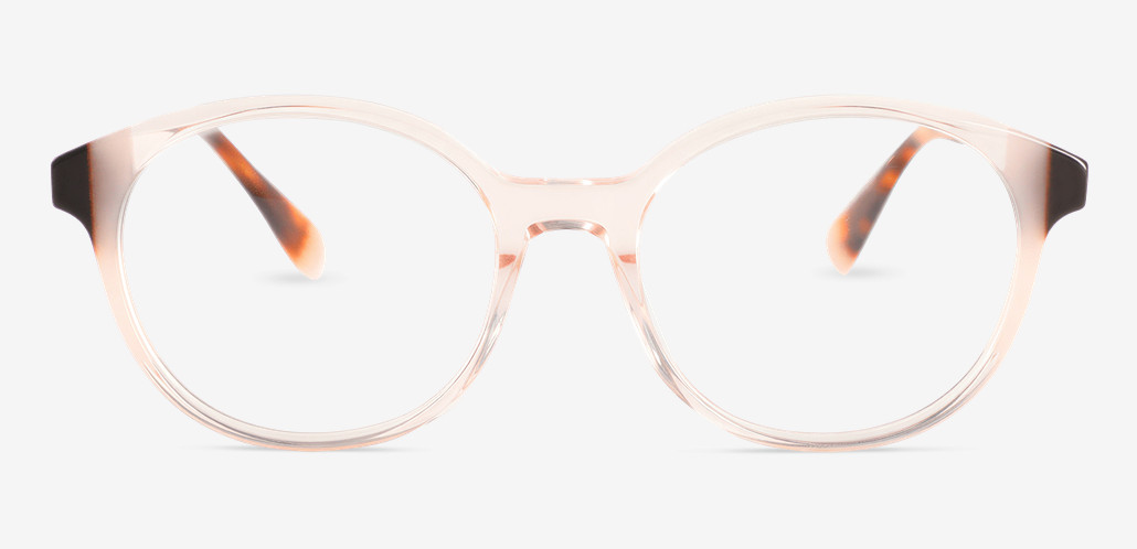 Devin Champagne Round Glasses