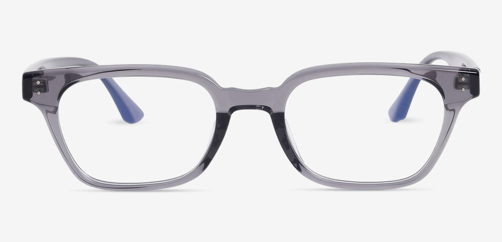 Hailey Gafas Rectangulares Grises