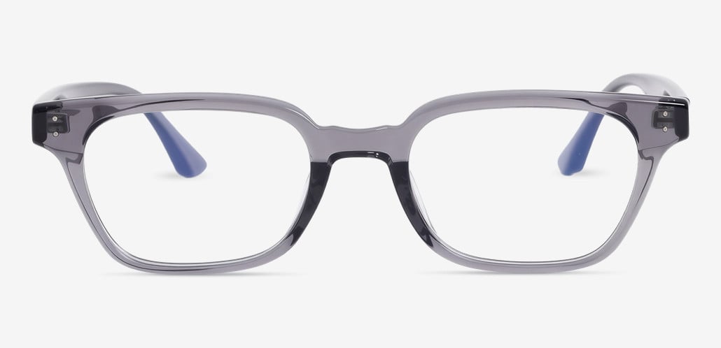 Hailey Gafas Rectangulares Grises