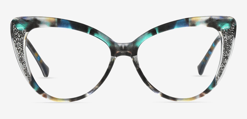 Ferguso Gafas Cat Eye Verdes