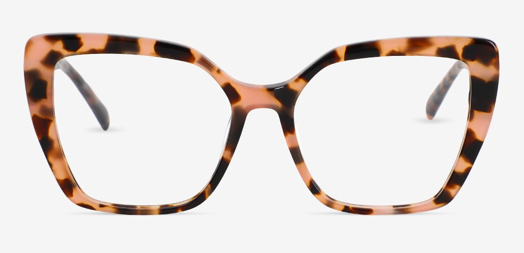 Ruby Pattern Cat Eye Glasses
