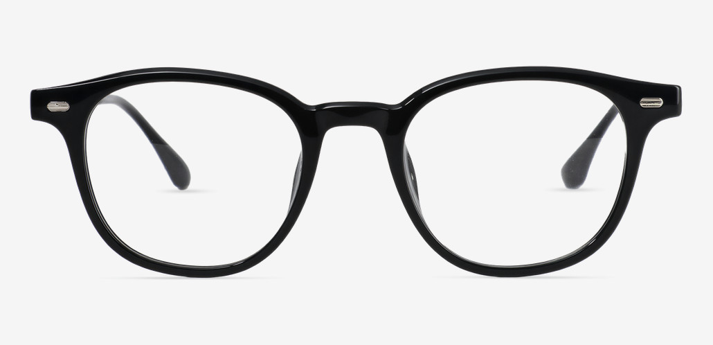 Alger Black Square Glasses