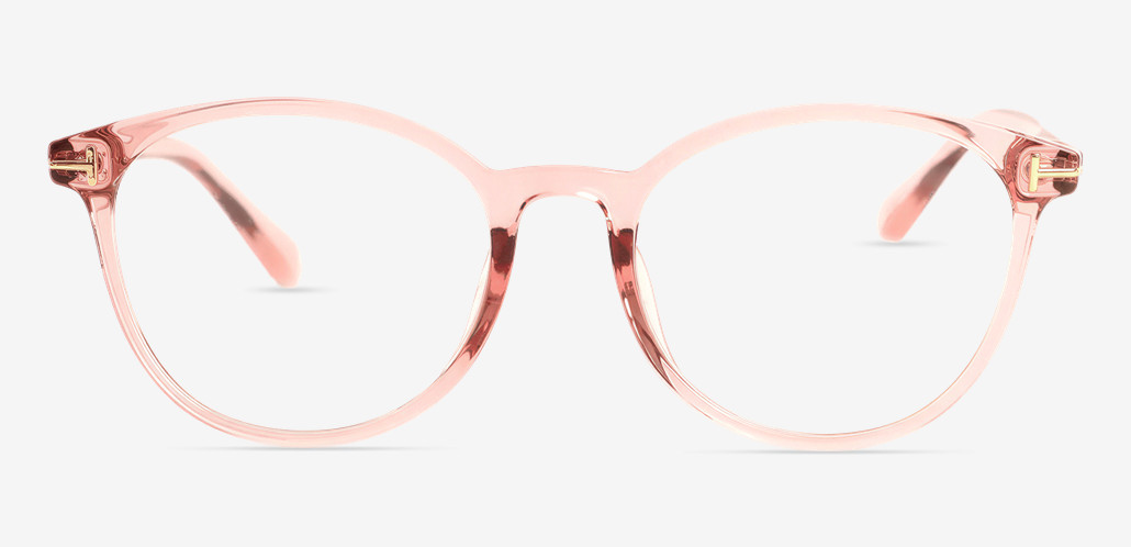 Darren Pink Round Glasses