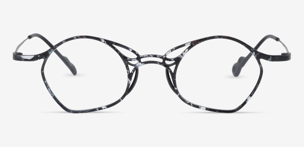 Alda Gafas Redondas Negras