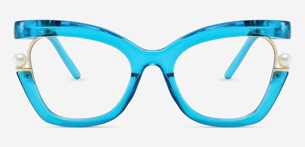 Halona Blue Cat Eye Glasses