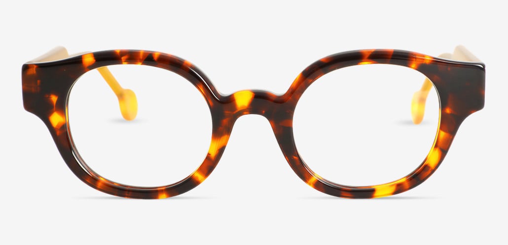 Kitto Tortoise Round Glasses