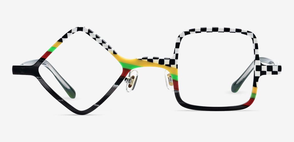Emily Black Square Glasses