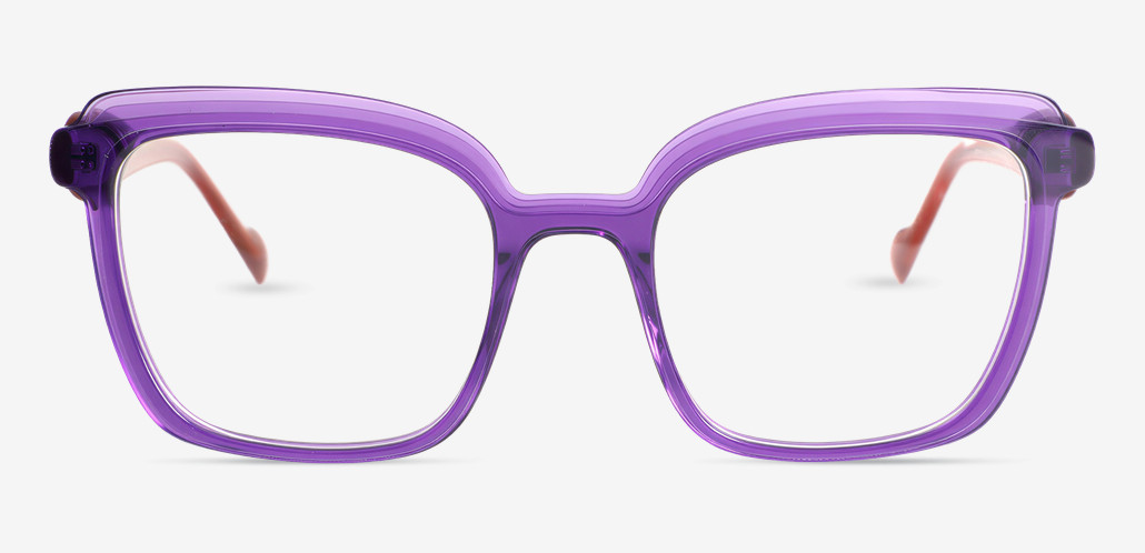 Carter Gafas Cuadradas Moradas